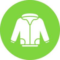 Jacket Multi Color Circle Icon vector