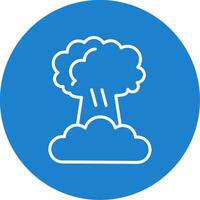 Explosion Multi Color Circle Icon vector