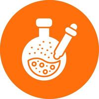 Pipette Multi Color Circle Icon vector