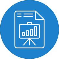 Presentation Multi Color Circle Icon vector