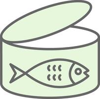 Tuna Fillay Icon Design vector