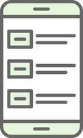 Survey Fillay Icon Design vector