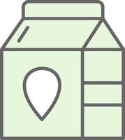 Milk Fillay Icon Design vector