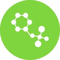 Molecules Multi Color Circle Icon vector