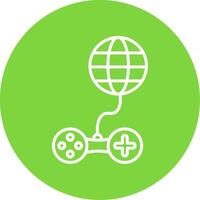 Internet Multi Color Circle Icon vector