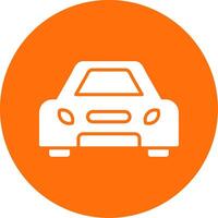 Car Multi Color Circle Icon vector