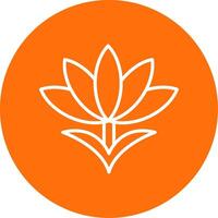 Saffron Multi Color Circle Icon vector