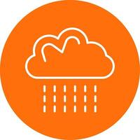 Weather Multi Color Circle Icon vector