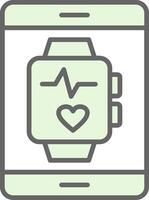 Smartwatch Fillay Icon Design vector