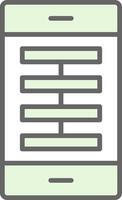 App Fillay Icon Design vector