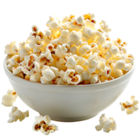 popcorn on isolated background png