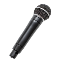 mic on isolated transparent background png