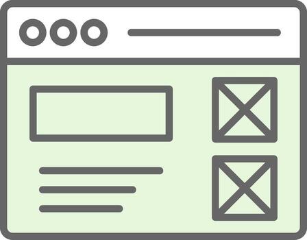 estructura metálica relleno icono diseño vector