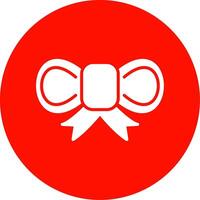 Bow Multi Color Circle Icon vector