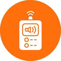 Recorder Multi Color Circle Icon vector