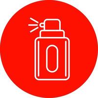 Deodorant Multi Color Circle Icon vector