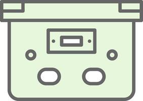 Box Fillay Icon Design vector