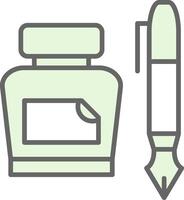 Pen Fillay Icon Design vector