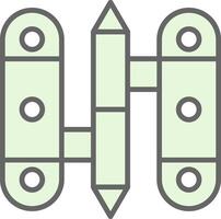Hinge Fillay Icon Design vector
