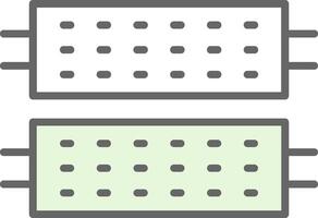 Led Fillay Icon Design vector