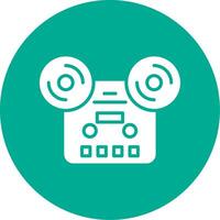 Tape Multi Color Circle Icon vector