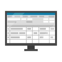 graphic user interface and user interface desktop illustration vector