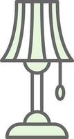 Lamp Fillay Icon Design vector