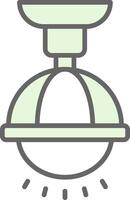 Lamp Fillay Icon Design vector