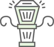 Street Light Fillay Icon Design vector