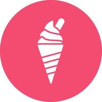 Ice Cream Multi Color Circle Icon vector