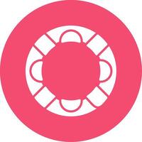 Rubber Ring Multi Color Circle Icon vector