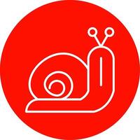 Snail Multi Color Circle Icon vector
