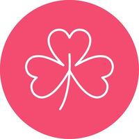 Clover Multi Color Circle Icon vector