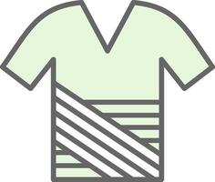 Shirt Fillay Icon Design vector