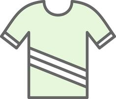 Shirt Fillay Icon Design vector