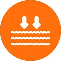 Arrows Multi Color Circle Icon vector