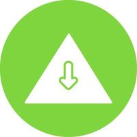 Sign Multi Color Circle Icon vector