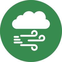 Windy Multi Color Circle Icon vector