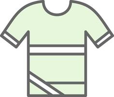 Shirt Fillay Icon Design vector