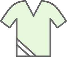 Shirt Fillay Icon Design vector