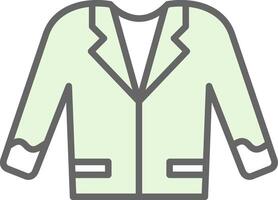 Suit Fillay Icon Design vector