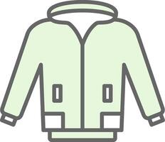 Jacket Fillay Icon Design vector