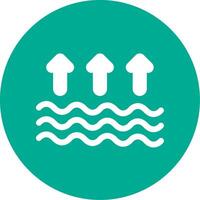Arrows Multi Color Circle Icon vector