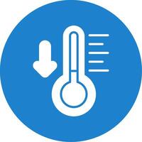 Thermometer Multi Color Circle Icon vector