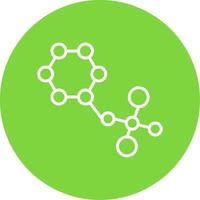 Molecules Multi Color Circle Icon vector