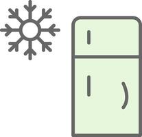 refrigerador relleno icono diseño vector