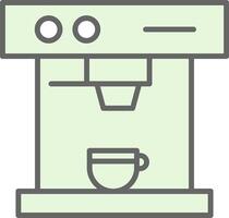 Coffee Machine Fillay Icon Design vector