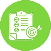 Goals Multi Color Circle Icon vector