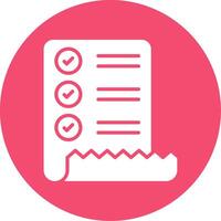 Check List Multi Color Circle Icon vector