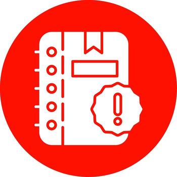 bloc multi color circulo icono vector